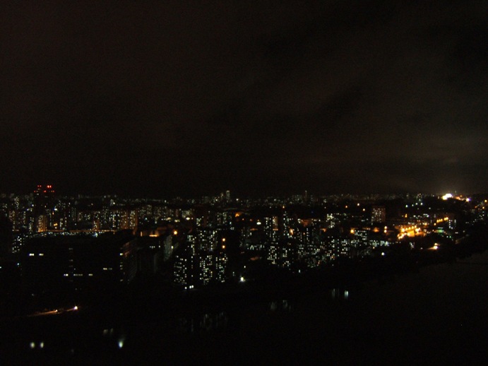 Pyongyang by night